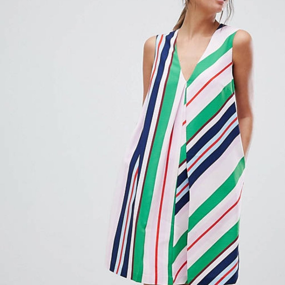 Ted Baker London Bay of Honor Cut-Out Tunic Dress